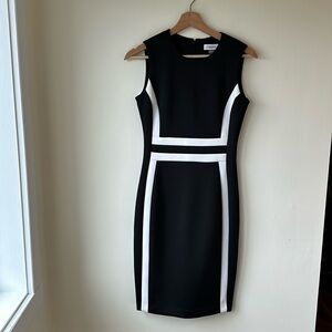 Calvin Klein Black & White Dress